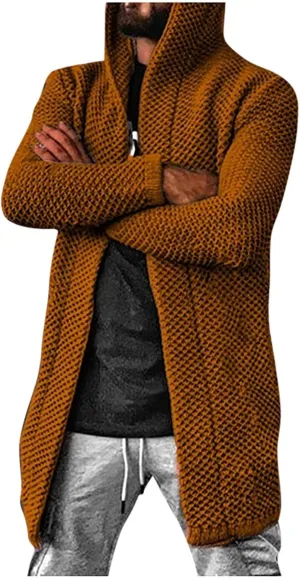 Men's Shacket Hoodie Cardigan Sweaters Fall Winter Warm Pullover Coat Jacket Fashion Stylish Homewear Jackets