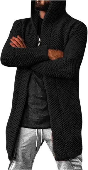 Men's Shacket Hoodie Cardigan Sweaters Fall Winter Warm Pullover Coat Jacket Fashion Stylish Homewear Jackets