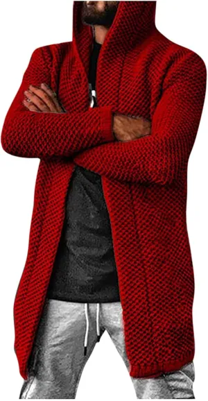 Men's Shacket Hoodie Cardigan Sweaters Fall Winter Warm Pullover Coat Jacket Fashion Stylish Homewear Jackets