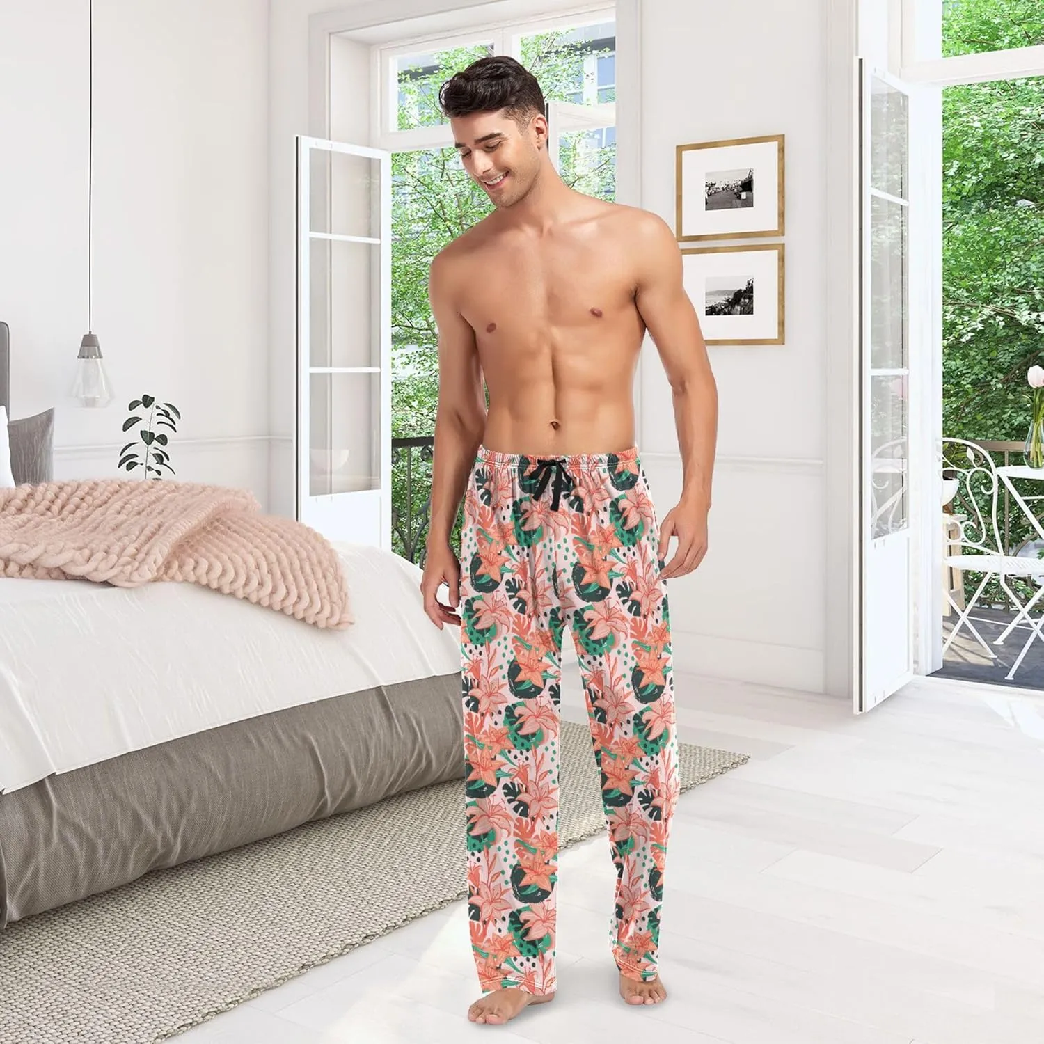 Men's sleep pants Pajama Pants Sleepwear Lounge Pajama Bottoms S-XXL