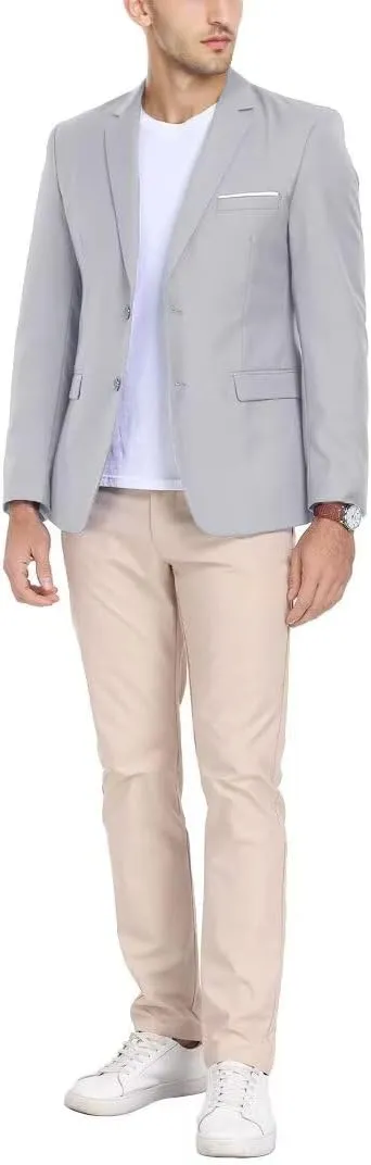 Mens Suits 2 Piece Prom Homecoming Outfit Slim Fit for Men Wedding Suit Blazer Jacket Pants Tie Set