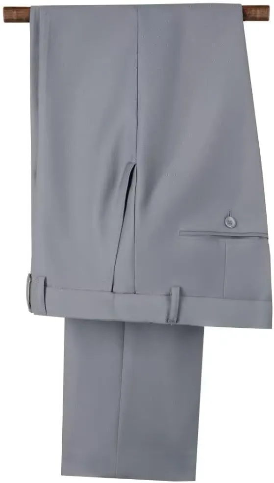 Mens Suits 2 Piece Prom Homecoming Outfit Slim Fit for Men Wedding Suit Blazer Jacket Pants Tie Set