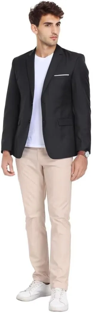 Mens Suits 2 Piece Prom Homecoming Outfit Slim Fit for Men Wedding Suit Blazer Jacket Pants Tie Set