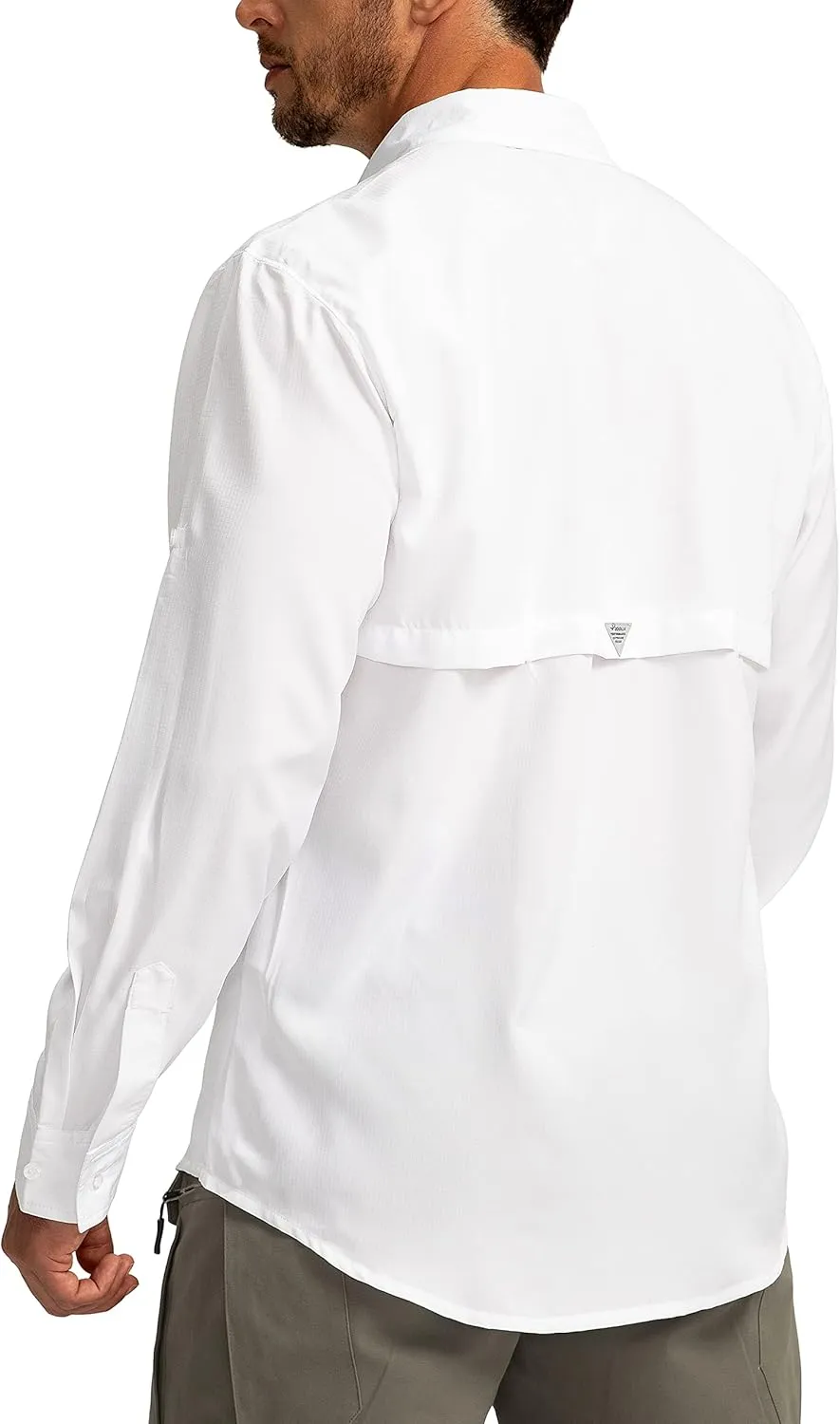 Men's Sun Protection Fishing Shirts Long Sleeve Travel Work Shirts for Men UPF50  Button Down Shirts with Zipper Pockets