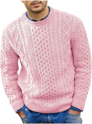Mens Sweaters and Pullovers Winter Dressy Casual Vintage Aztec Work Sweater