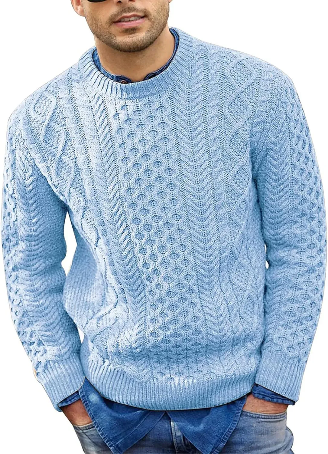Mens Sweaters and Pullovers Winter Dressy Casual Vintage Aztec Work Sweater