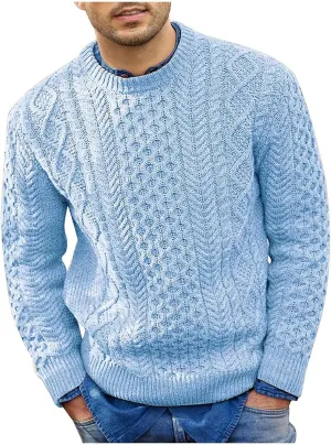 Mens Sweaters and Pullovers Winter Dressy Casual Vintage Aztec Work Sweater