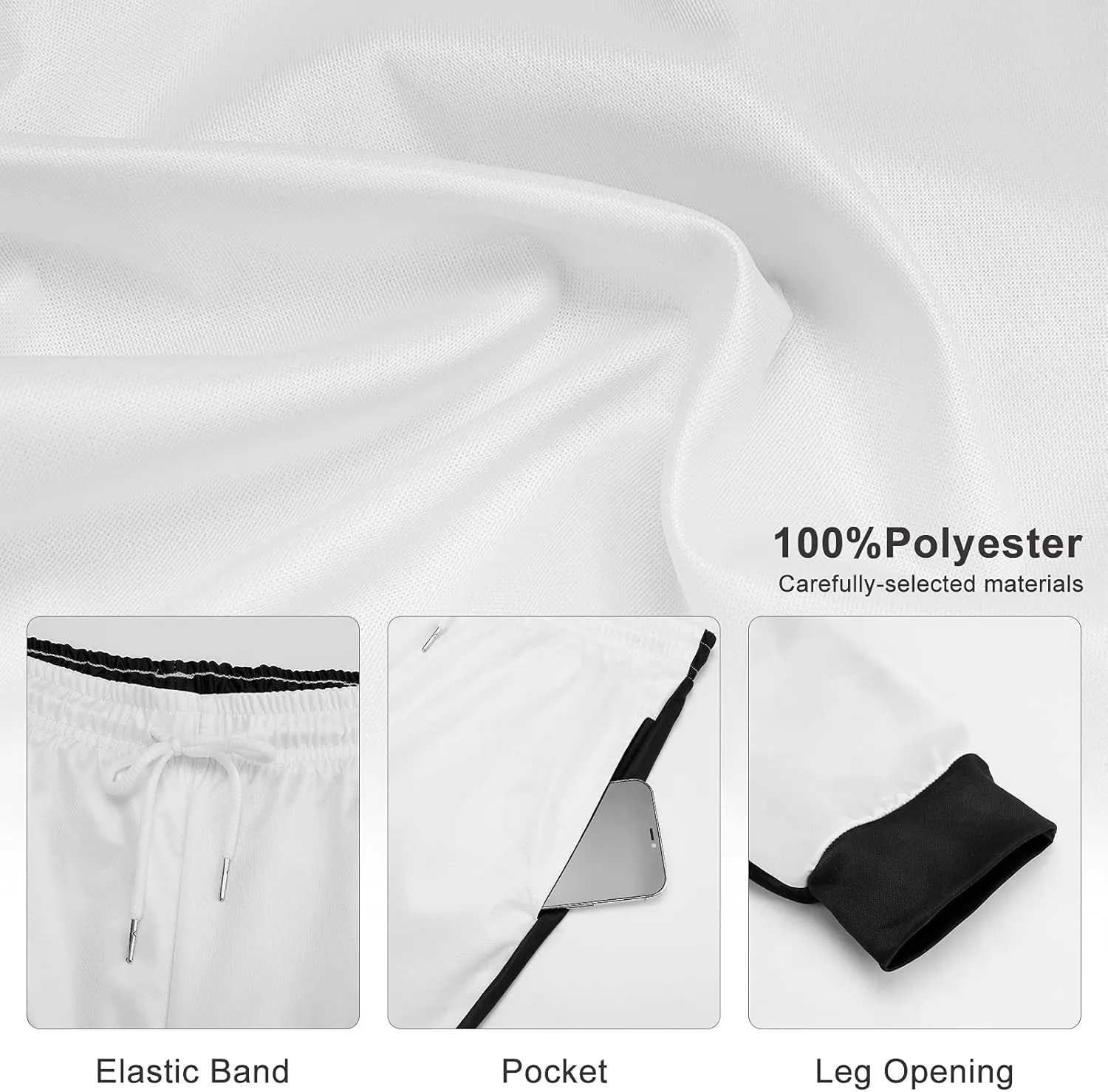 Men's Sweatpants, Drawstring Lounge Pants, Pajamas with Pockets (S-3XL)