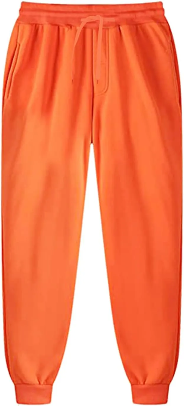 Mens Sweatpants with Pockets Big and Tall Fleece Jogger Sweatpants Men's Basic Active Fleece Jogger Pants Sweatpants