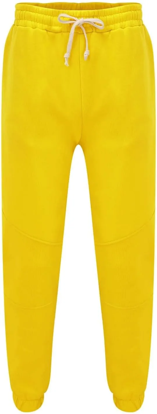 Mens Sweatpants with Pockets Big and Tall Pants Men's Heavyweight Cargo Fleece Sweatpants Stretch Elastic Waist Joggers