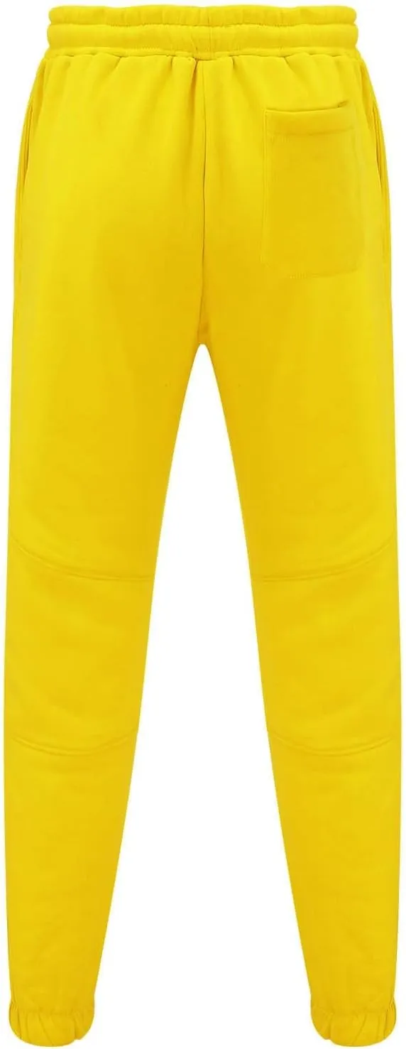 Mens Sweatpants with Pockets Big and Tall Pants Men's Heavyweight Cargo Fleece Sweatpants Stretch Elastic Waist Joggers