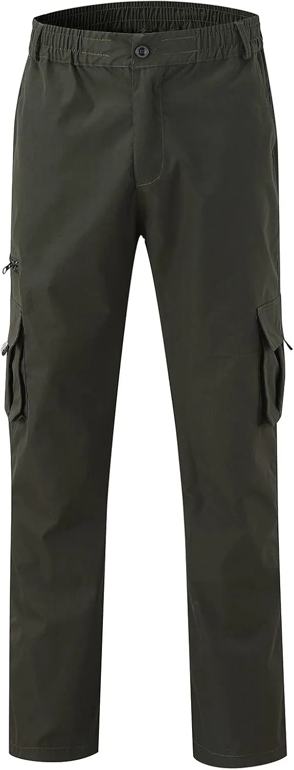 Mens Sweatpants with Pockets Big and Tall Pants Men's Tech Fleece Active Athletic Casual Open Bottom Cargo Sweatpants
