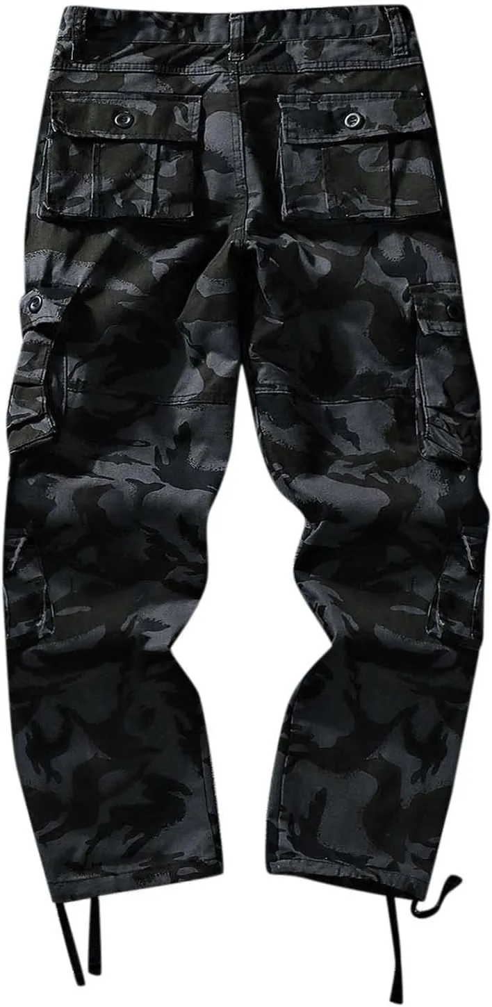Mens Sweatpants with Pockets Big and Tall Streetwear Hip Hop Pants Cargo Pants Joggers Casual Active Sports Sweatpant