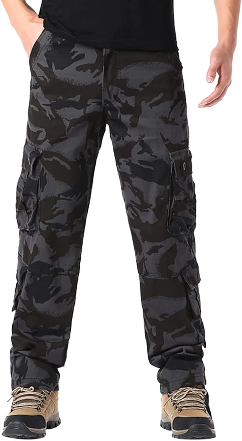 Mens Sweatpants with Pockets Big and Tall Streetwear Hip Hop Pants Cargo Pants Joggers Casual Active Sports Sweatpant