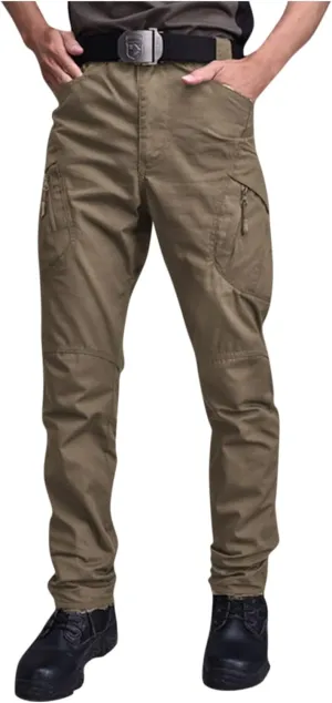 Men's Tactical Cargo Pants Water Lightweight Hiking Pants Outdoor Work Pants with Multi Pockets Men's Pants