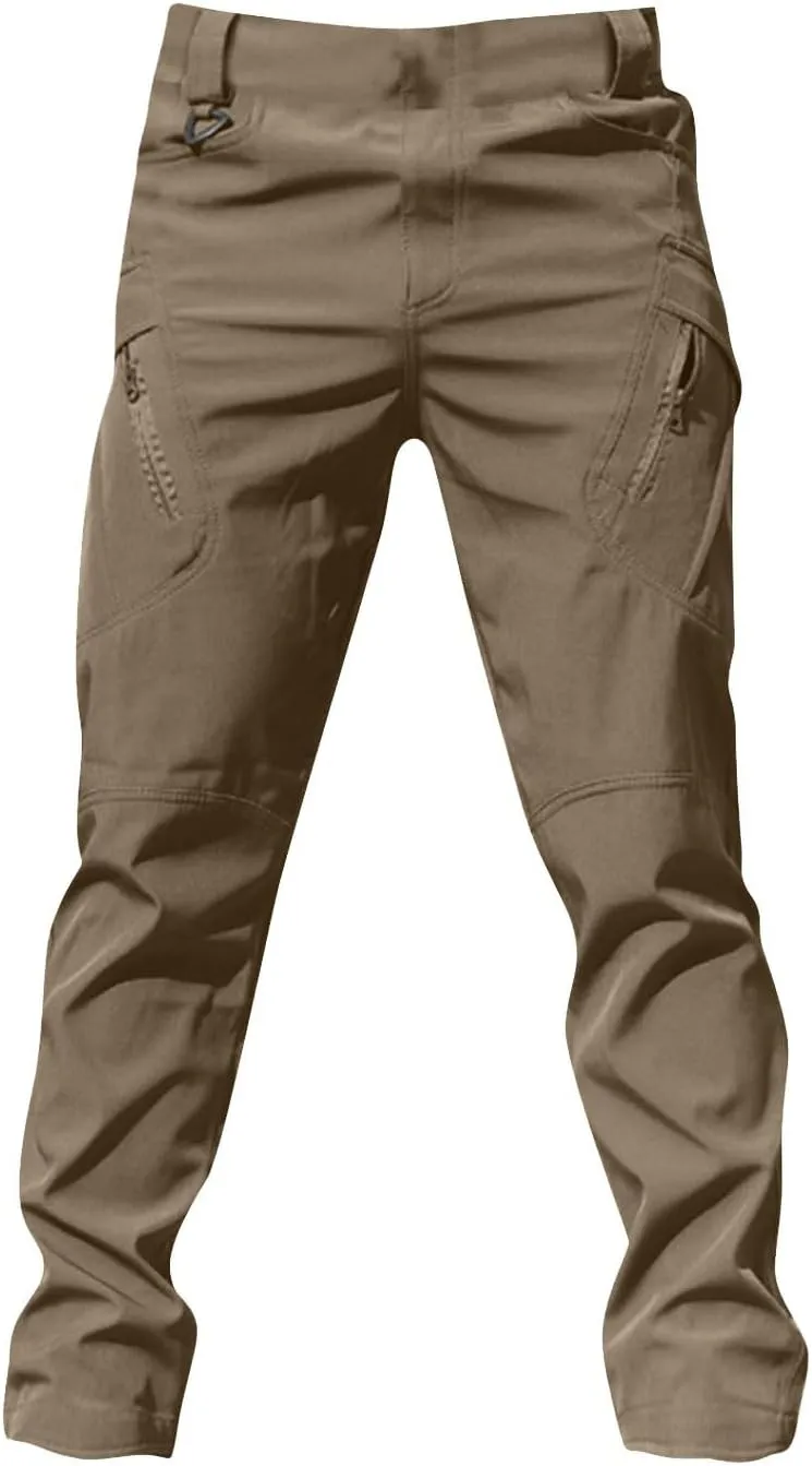 Men's Tactical Cargo Pants Water Lightweight Hiking Pants Outdoor Work Pants with Multi Pockets Men's Pants