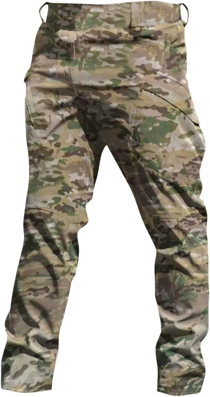 Men's Tactical Cargo Pants Water Lightweight Hiking Pants Outdoor Work Pants with Multi Pockets Men's Pants