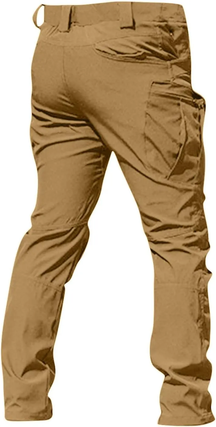 Men's Tactical Pants,City Special Service Pants Water-Resistant Military Cargo Pants Lightweight Multi Pocket Pants