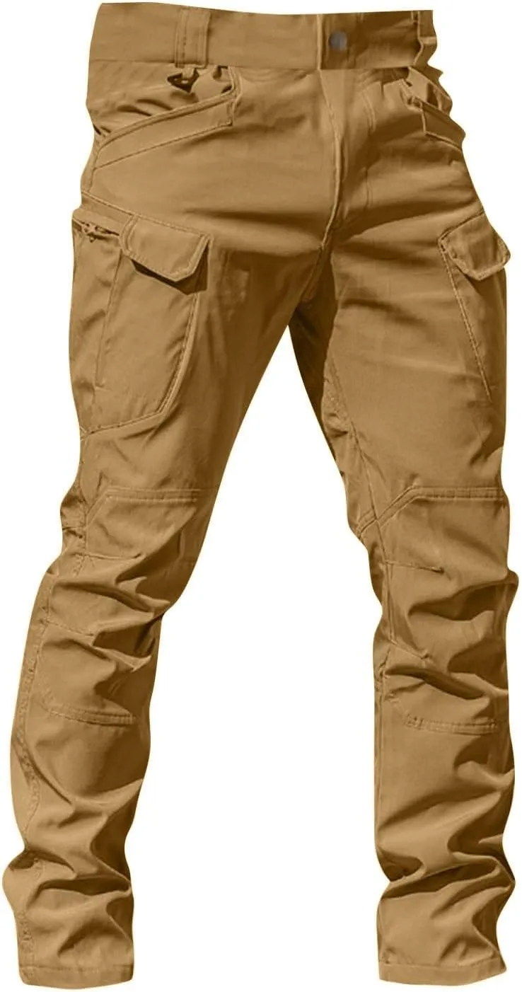 Men's Tactical Pants,City Special Service Pants Water-Resistant Military Cargo Pants Lightweight Multi Pocket Pants