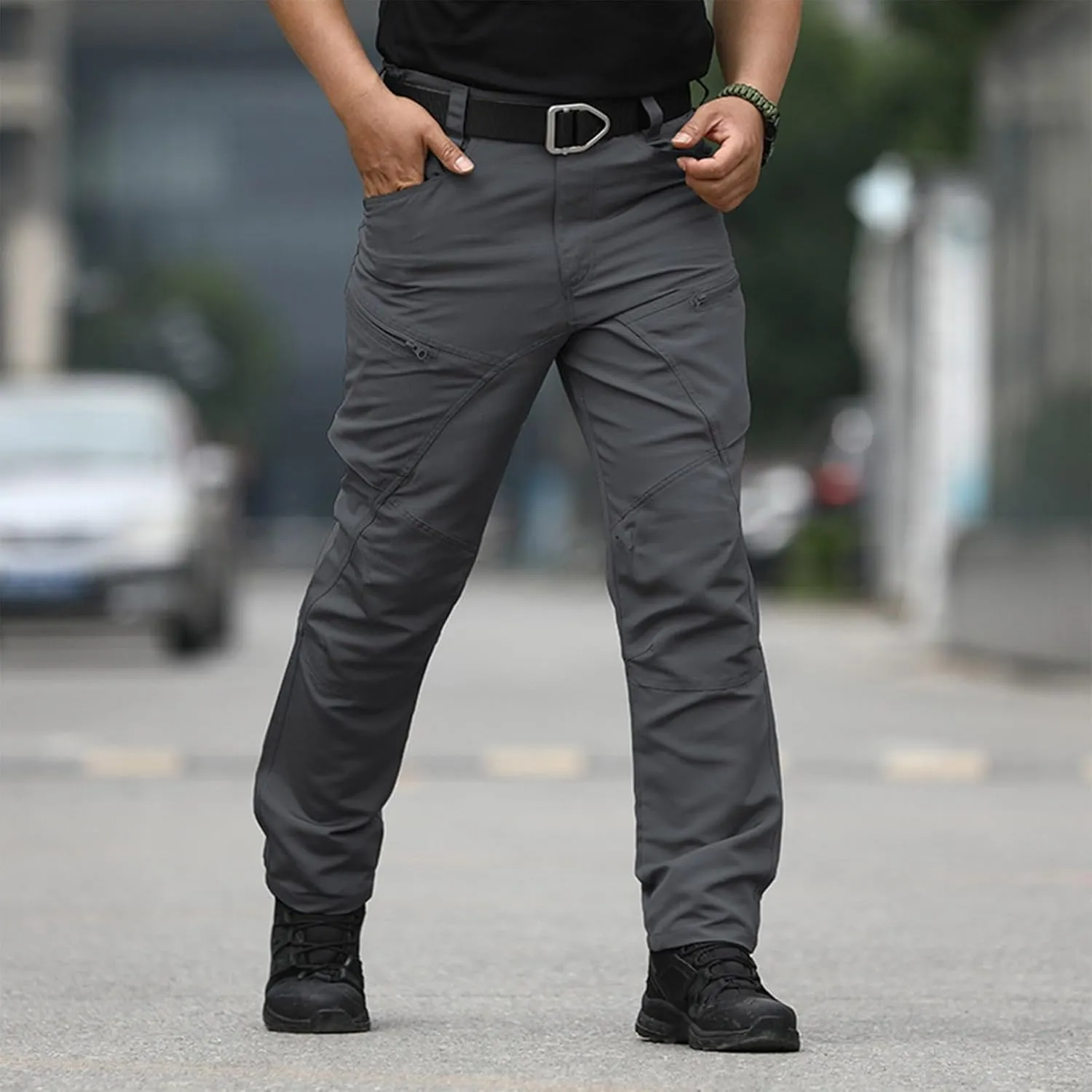 Men's Tactical Pants,City Special Service Pants Water-Resistant Military Cargo Pants Lightweight Multi Pocket Pants