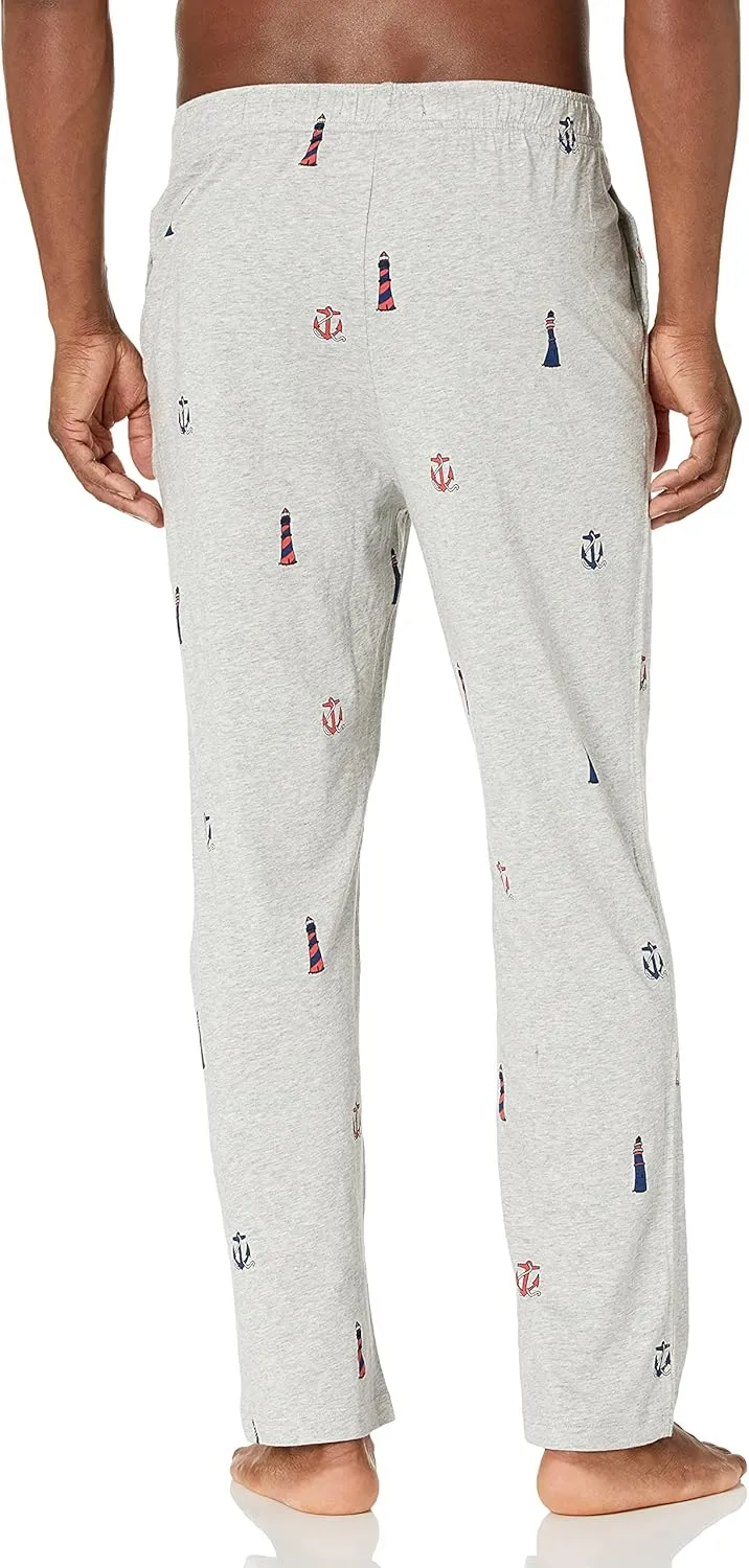 Nautica Men's Soft Woven 100% Cotton Elastic Waistband Sleep Pajama Pant