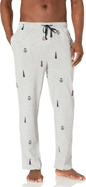 Nautica Men's Soft Woven 100% Cotton Elastic Waistband Sleep Pajama Pant