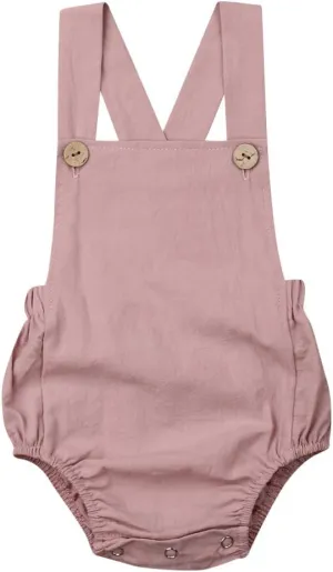 Newborn Infant Baby Girl Romper Clothes Organic Bodysuit Jumpsuit Sunsuit Toddler One-Piece Summer Outfit