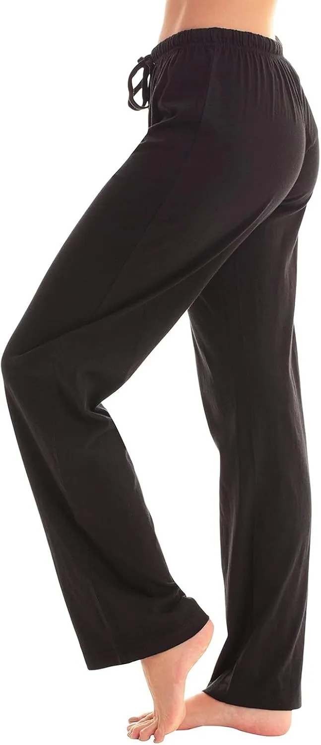 Pajamas Pants for Women Women's Buffalo Plaid Print Fuzzy Pajama Pants Casual Trendy Loungewear Sleep Pants
