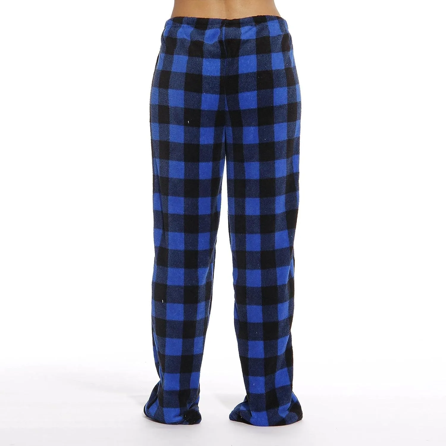 Pajamas Pants Women Fleece Plaid Pajama Bottoms Casual Comfy Loose Pants Fuzzy Sleep Lounge Pj Pants