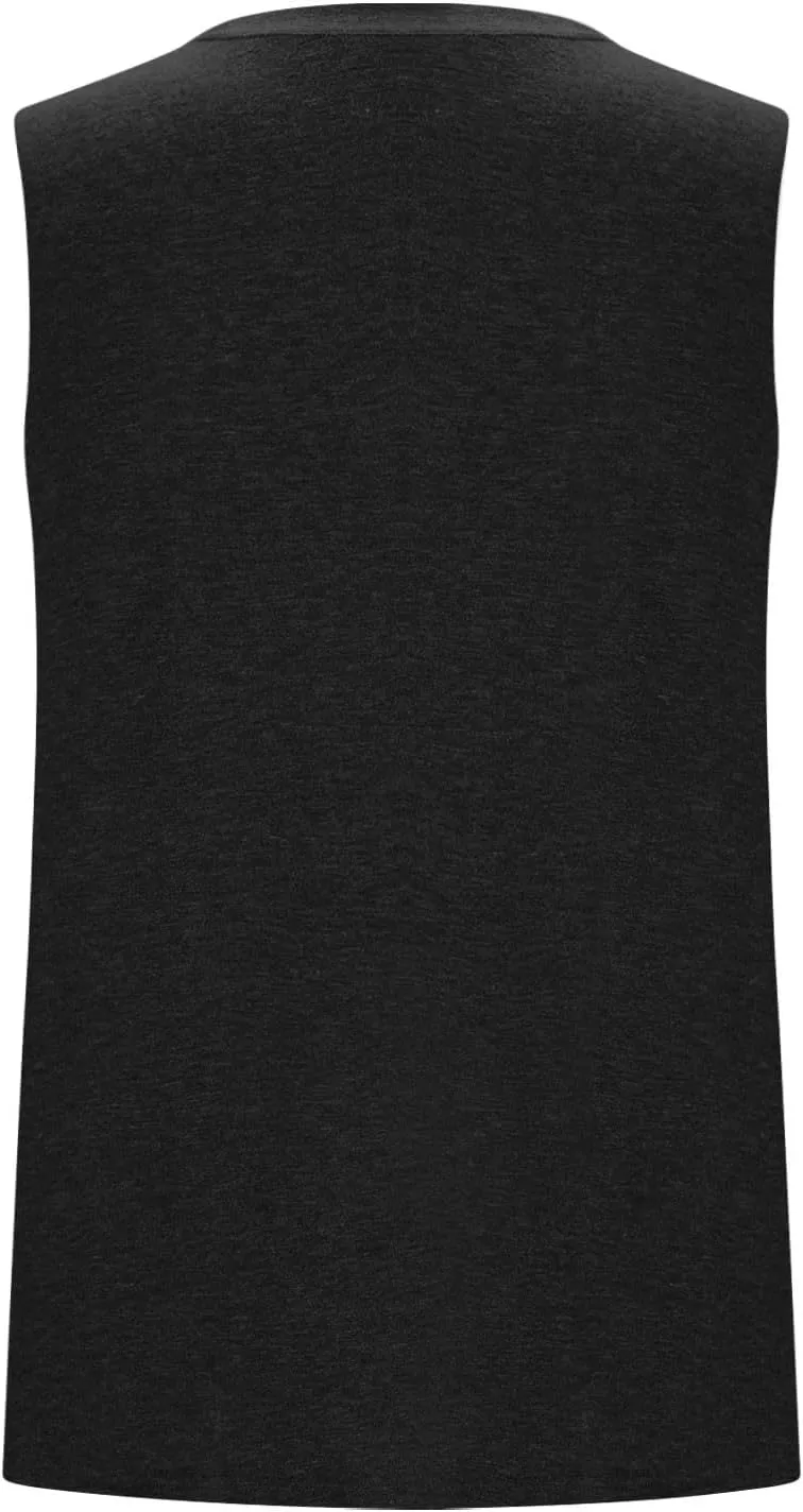 Plus Size Tank Tops for Women Summer Sexy V Neck Sleeveless T-Shirts Casual Loose Basic Tees Shirts with Pockets