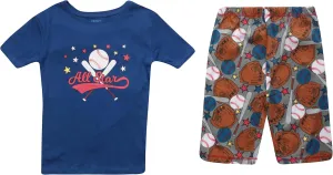 PRINCE OF SLEEP Boys Short Sleeve Cotton Pajamas Sets