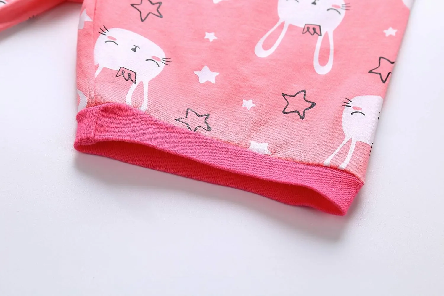 RKOIAN Little Girls' Short Sleeve Pajamas Sets Toddler 100% Cotton Pjs Kids Sleepwears