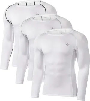 Runhit Compression Shirts for Men Long Sleeve Cool Dry Athletic Workout Tee Shirts Fishing Sun Shirts Sports Thermal Tights