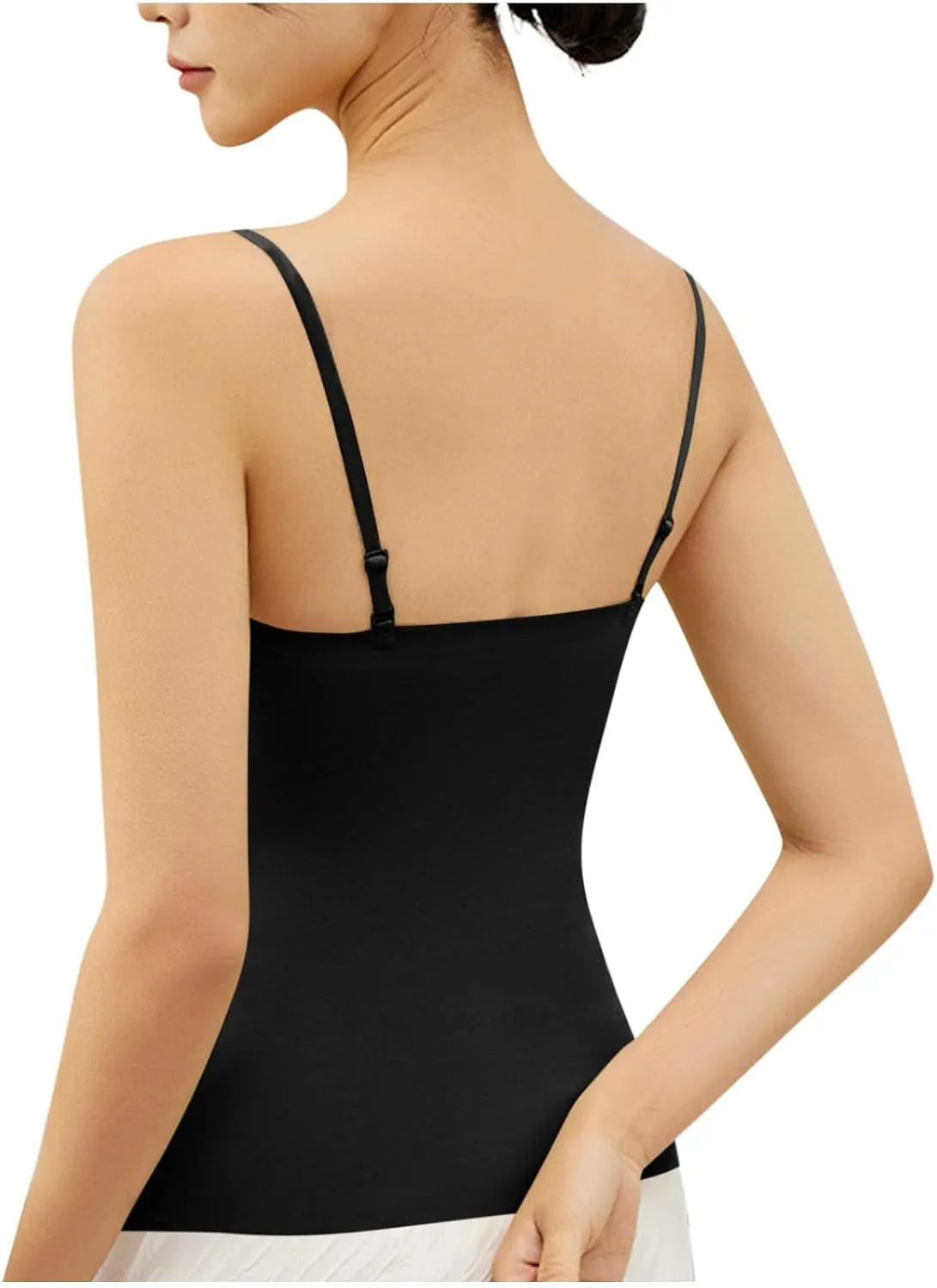 Sexy Slim Fitness Tank Tops with Built-in Shelf Bra for Women Seamless Yoga Camisoles Casual Sleeveless Tee Shirts