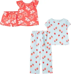 Simple Joys by Carter's Girls' 4-Piece Poly Pajamas