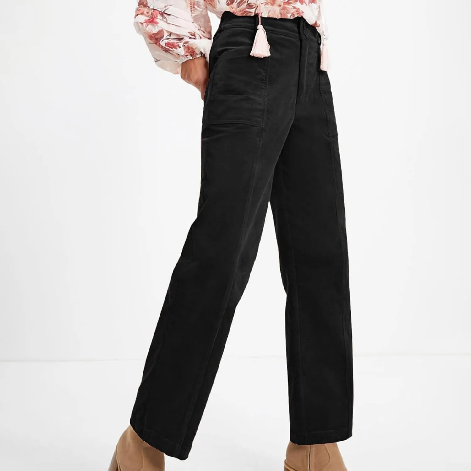 Straight Leg Pants Women Casual Athletic Pants Stretch Work Trousers Comfort Hiking Pants Classic Daily Pants