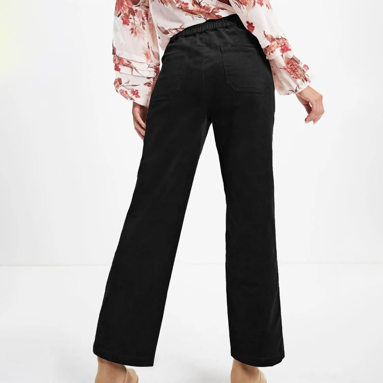 Straight Leg Pants Women Casual Athletic Pants Stretch Work Trousers Comfort Hiking Pants Classic Daily Pants