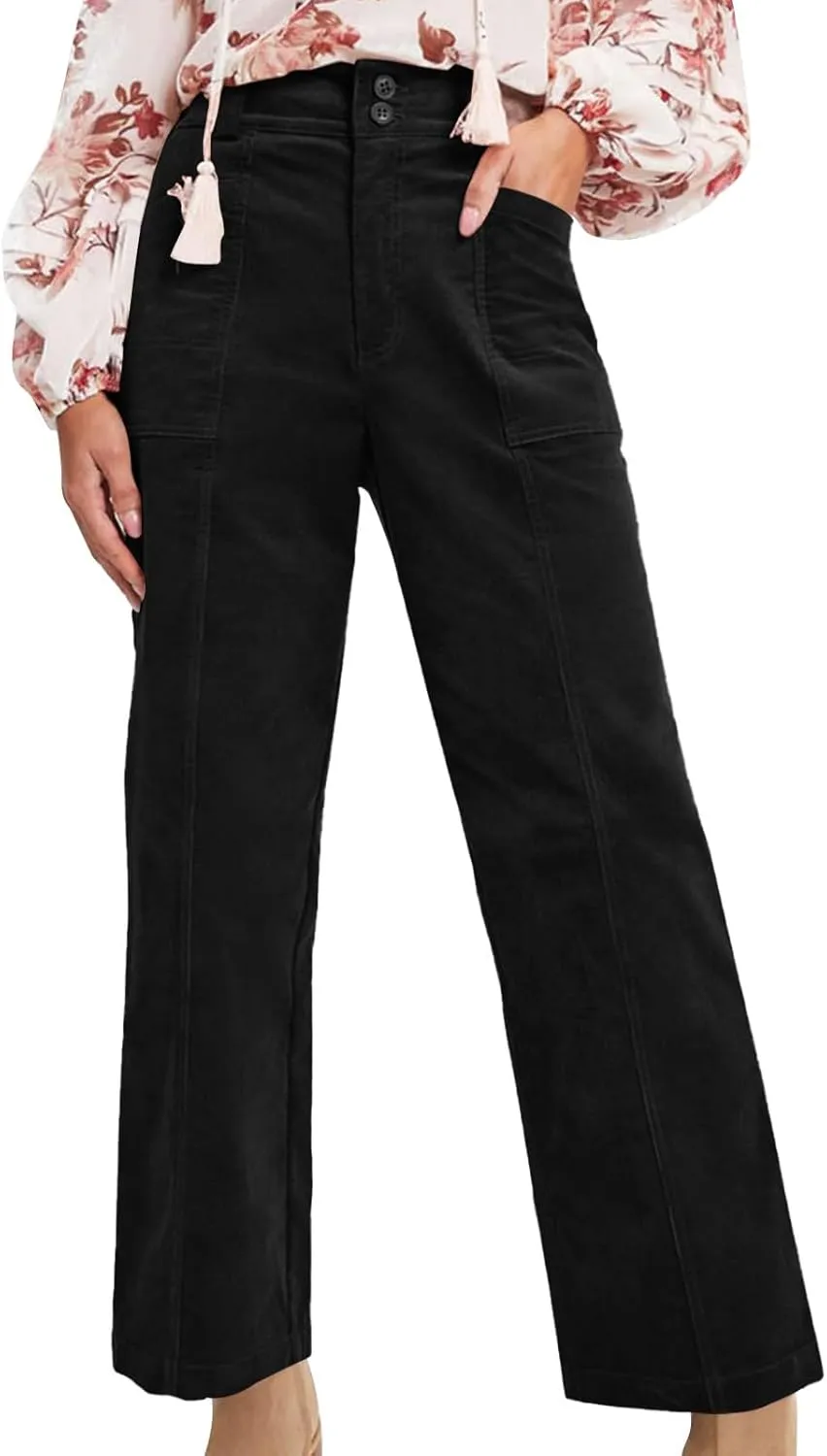 Straight Leg Pants Women Casual Athletic Pants Stretch Work Trousers Comfort Hiking Pants Classic Daily Pants