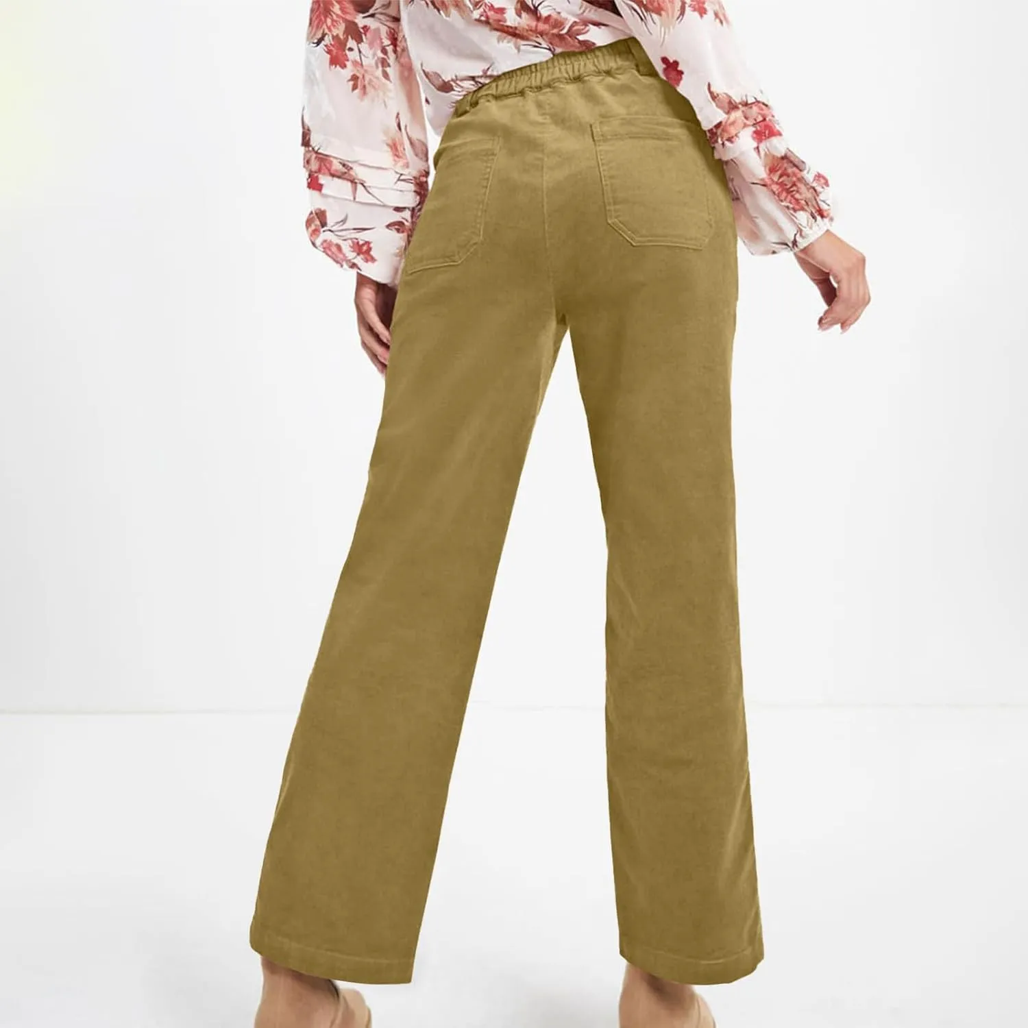 Straight Leg Pants Women Casual Athletic Pants Stretch Work Trousers Comfort Hiking Pants Classic Daily Pants