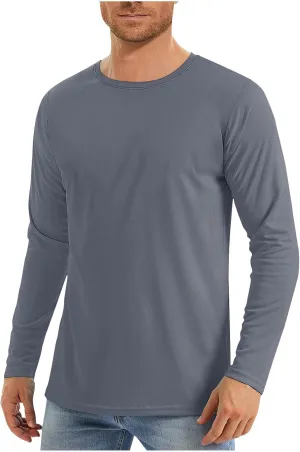 Sun Shirts for Men Hoodie UV Protection Breathable Long Sleeve Shirts Lightweight Quick Dry SPF Hiking Fishing Shirts