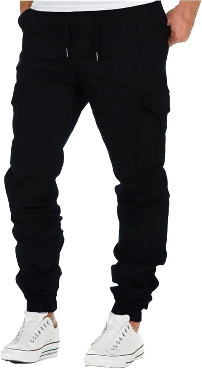 Sweatpants for Men Big and Tall Casual Mens Gifts Cargo Pants Hiking Workout Joggers Men's Basic Active Pants for Men