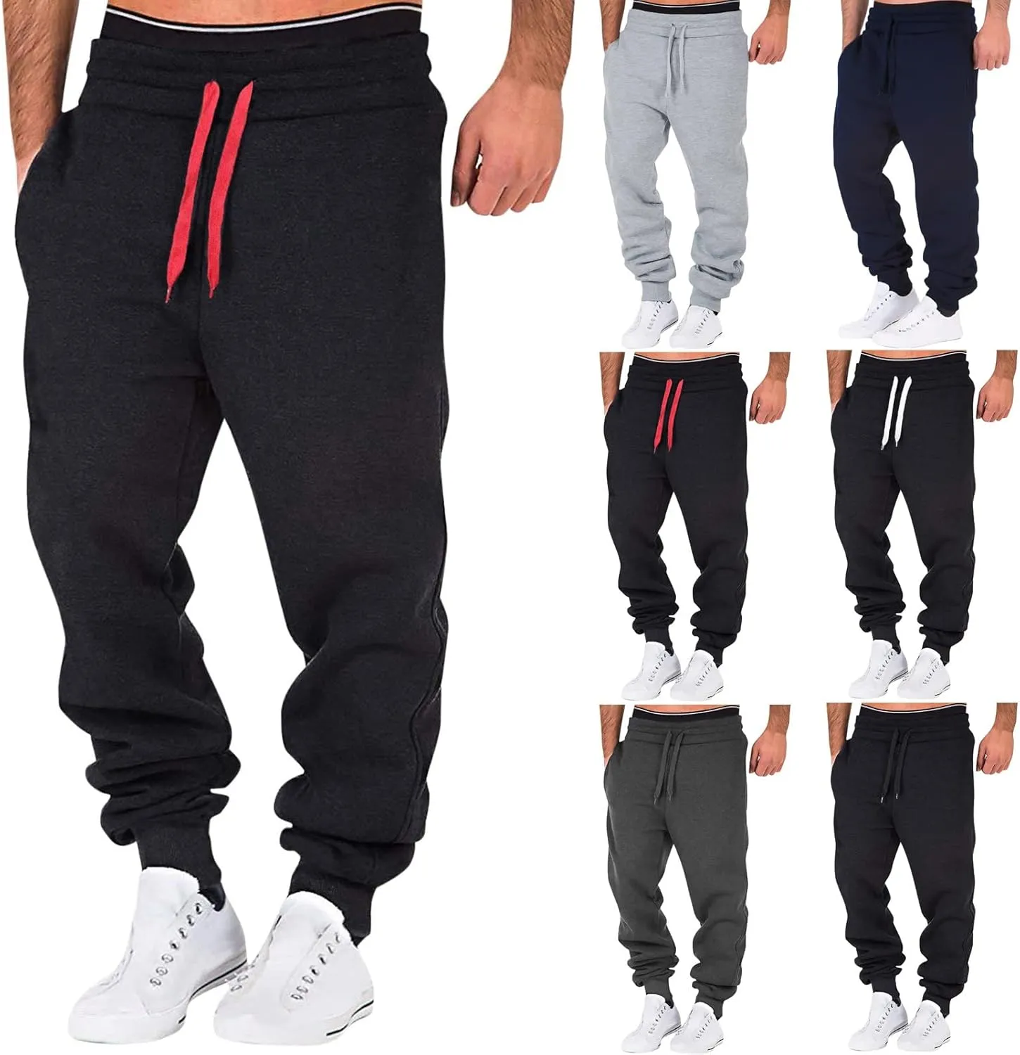 Sweatpants for Men Big and Tall Casual Mens Gifts Cargo Pants Hiking Workout Joggers Sweatpants Cargo Pants Mens 2023