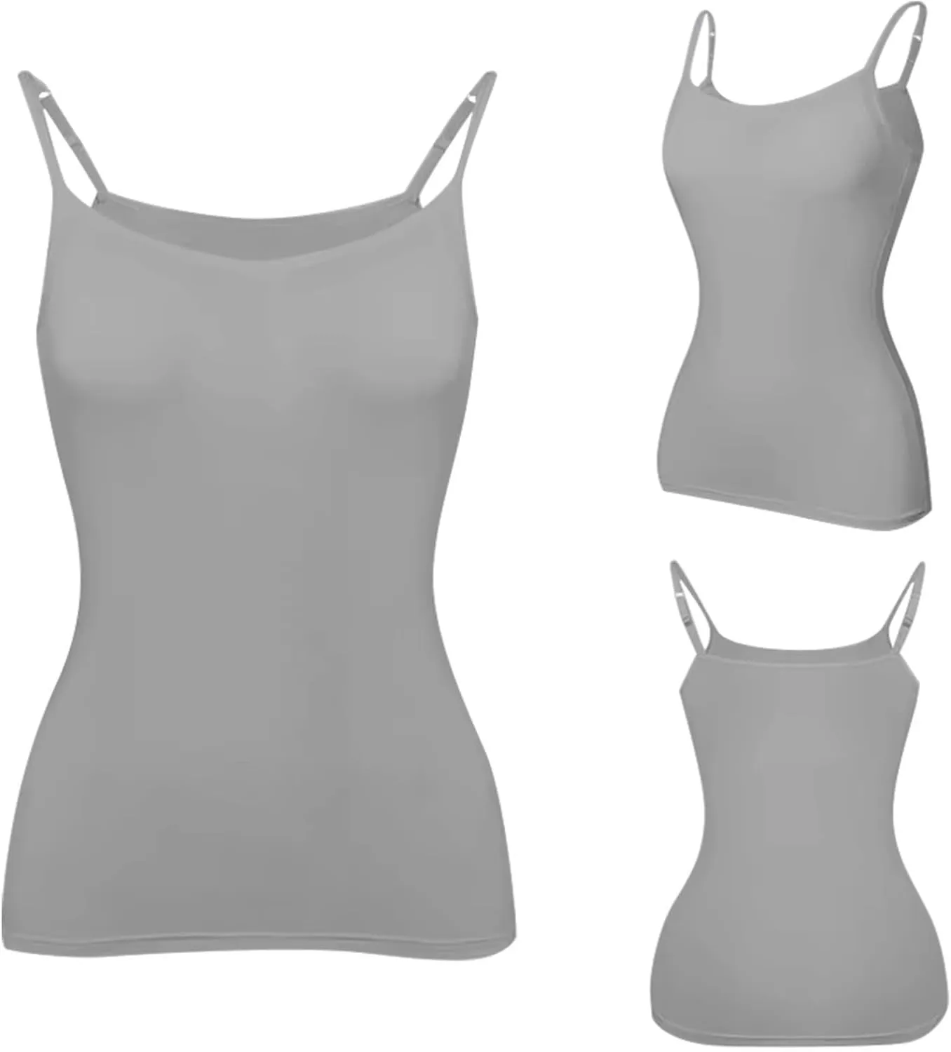 Tank Top with Built in Bra Camisoles for Women for Under Clothes Spaghetti Strap Cami 2025 Summer Clothes