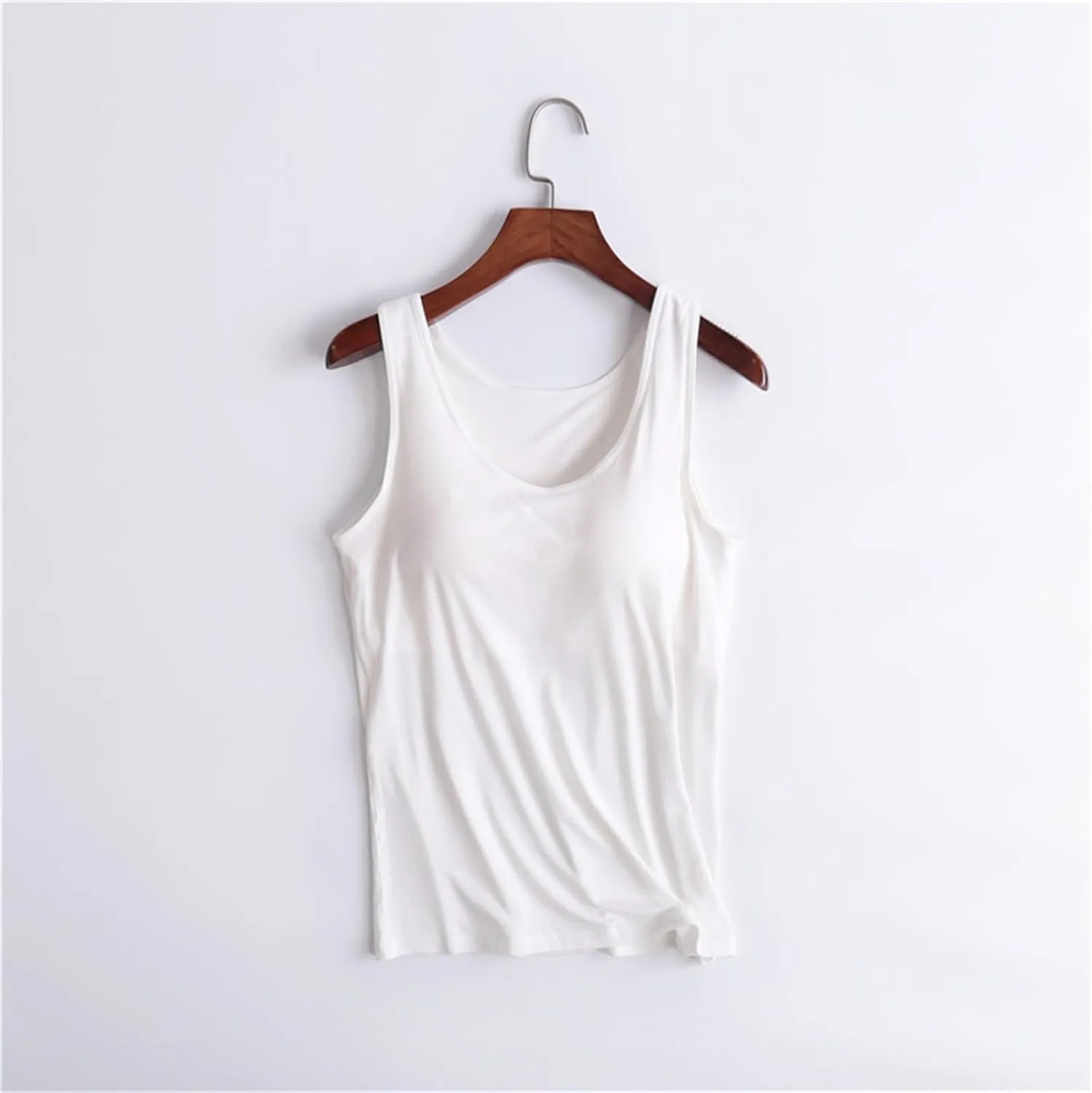 Tank Tops with Built in Bras for Women Sports Cute Cami Workout Plus Size Camisoles Spaghetti Strap Under Clothes