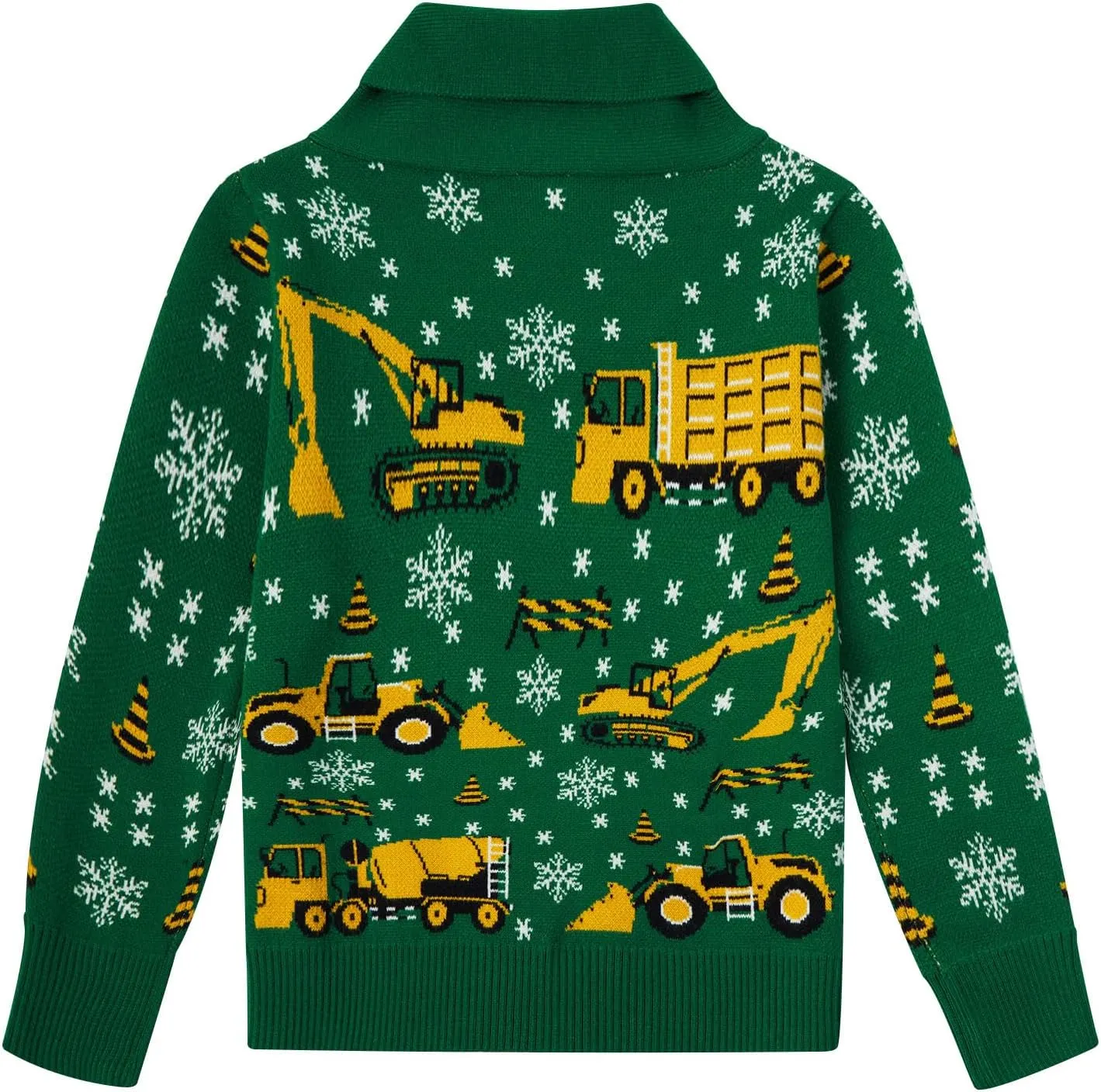 uideazone Boys Kids Ugly Christmas Sweater Novelty Toddler Knitting Xmas Lapel Pullover Jumper 18 Months-7 Years