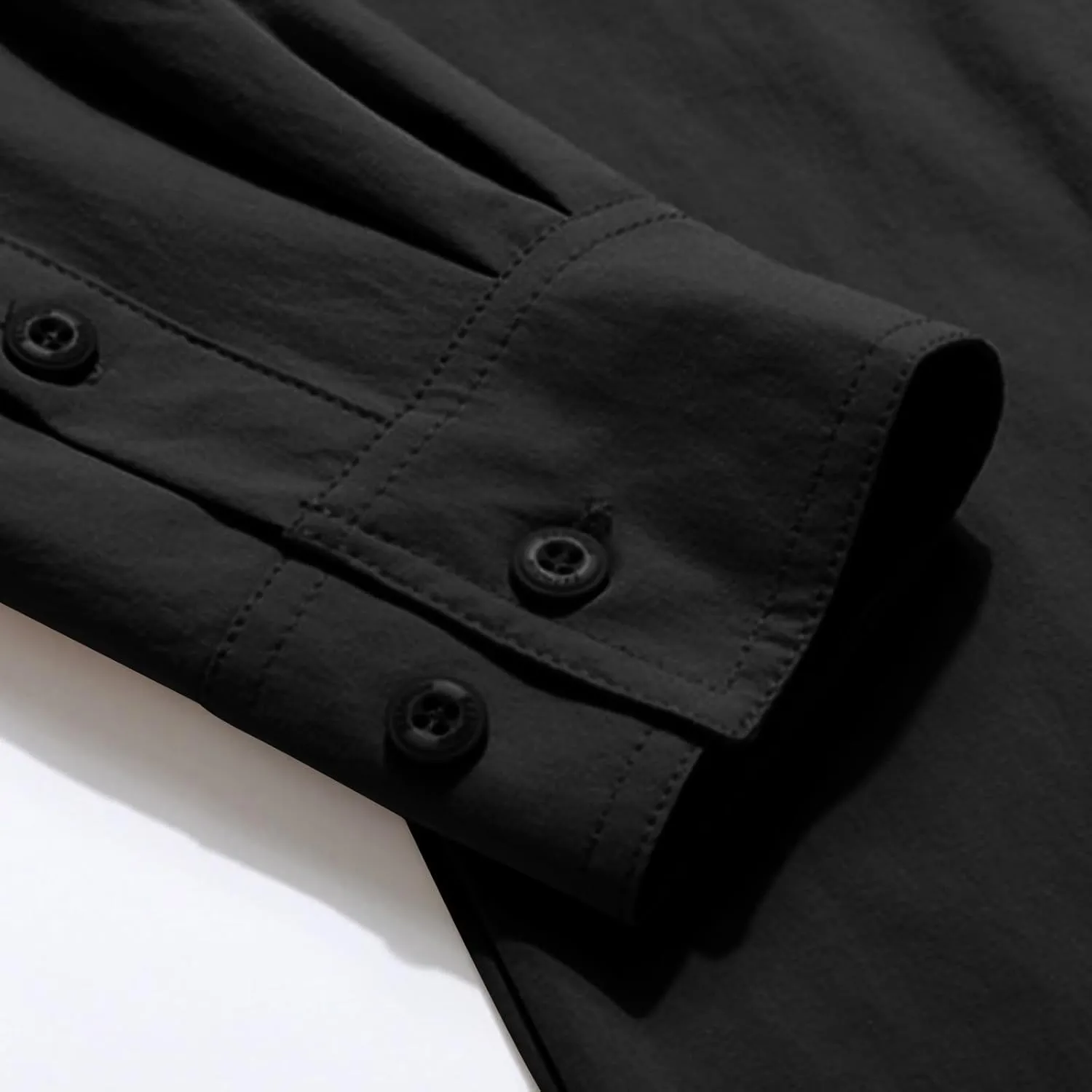 Uillui Men's Ripstop Military Work Fishing Shirts Button Down Long Sleeve Tactical Shirts Breathable Outdoor Hiking T-Shirts