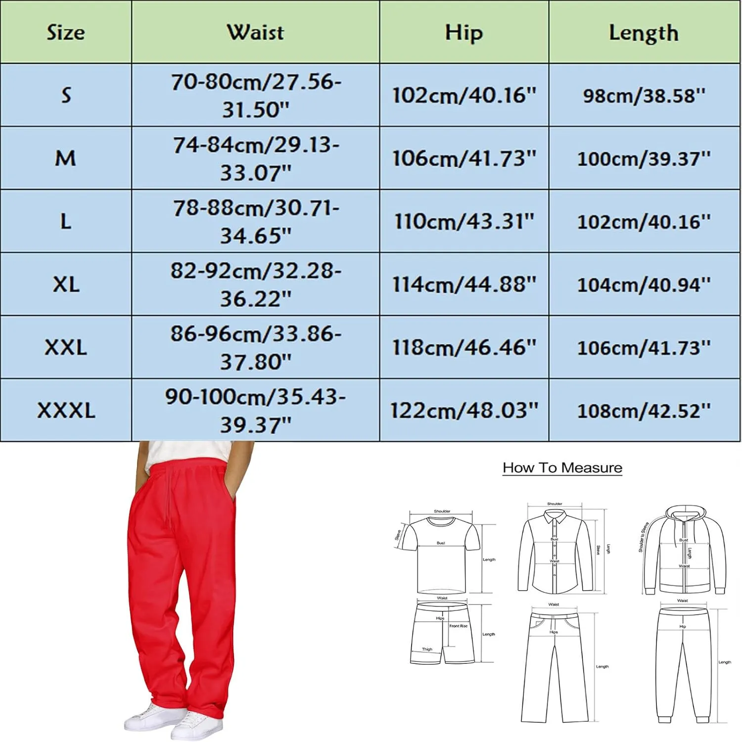 Vickyleb Men's Hiking Cargo Pants Relaxed Fit Drawstring Elastic Waist Sweatpants Sports Athletic Trousers with Pockets