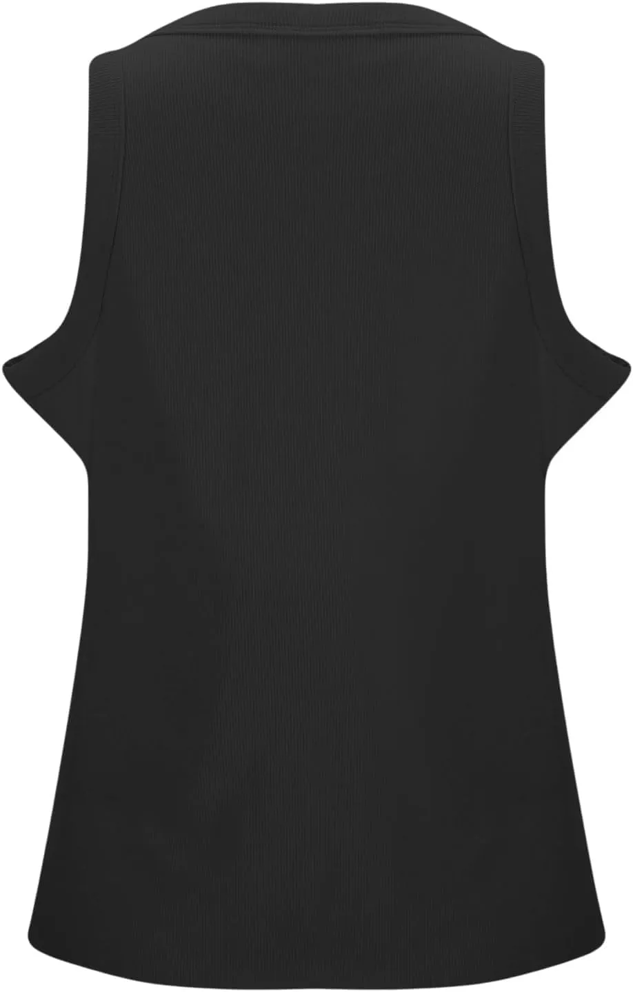 Women Tank Tops Shelf Bra Summer Round Neck Padded Rib Camisoles for Casual Yoga Workout Outfits Undershirts Cami