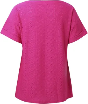 Womens Fashion Casual Tank Top V Neck T Shirts Summer Lace Sleeve Casual Loose T Plus Size Extra Long Tops for