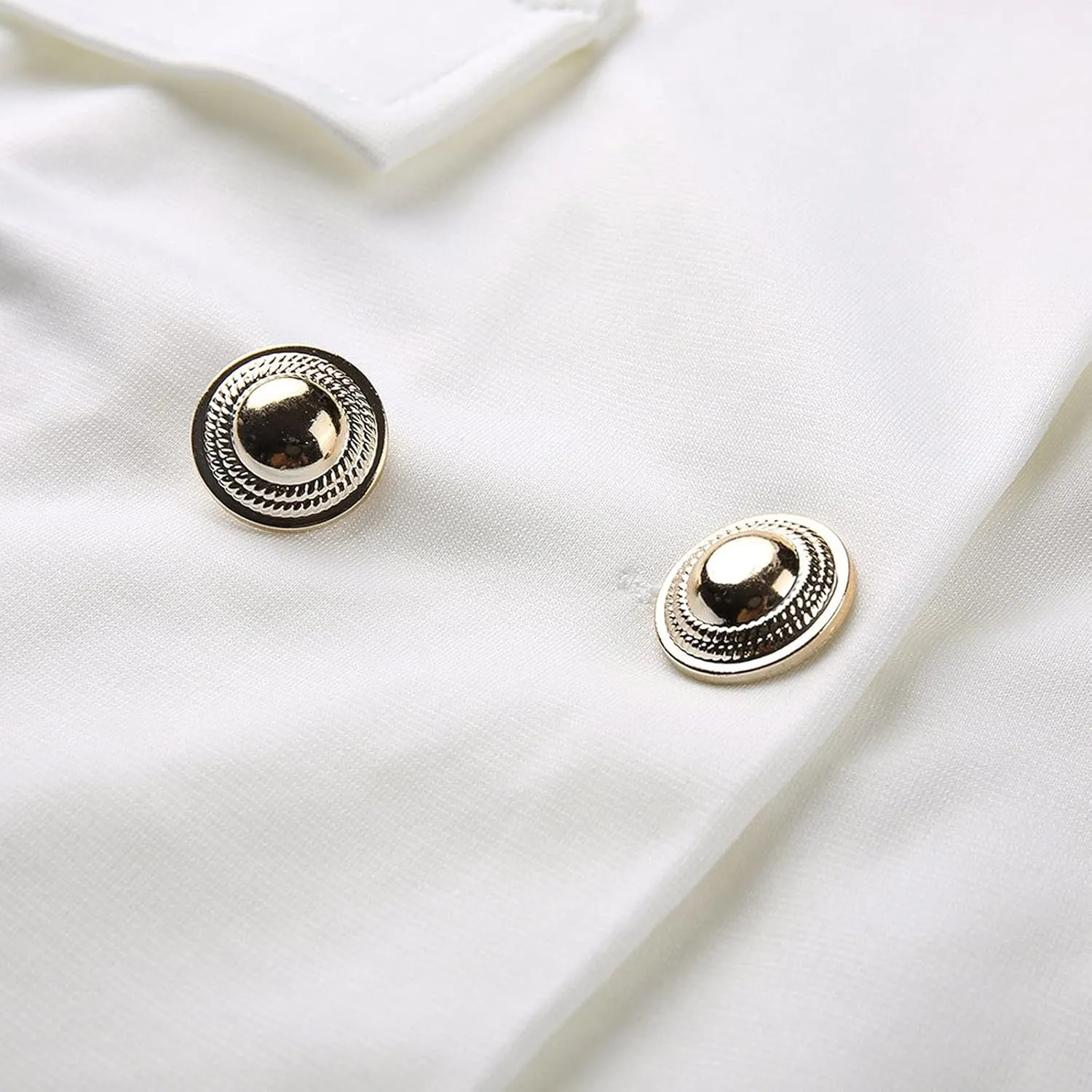 Women's Fashion Double Breasted Trench Coat Solid Color Slim Jacket Pocket Decoration Long Dress Tan Fleece